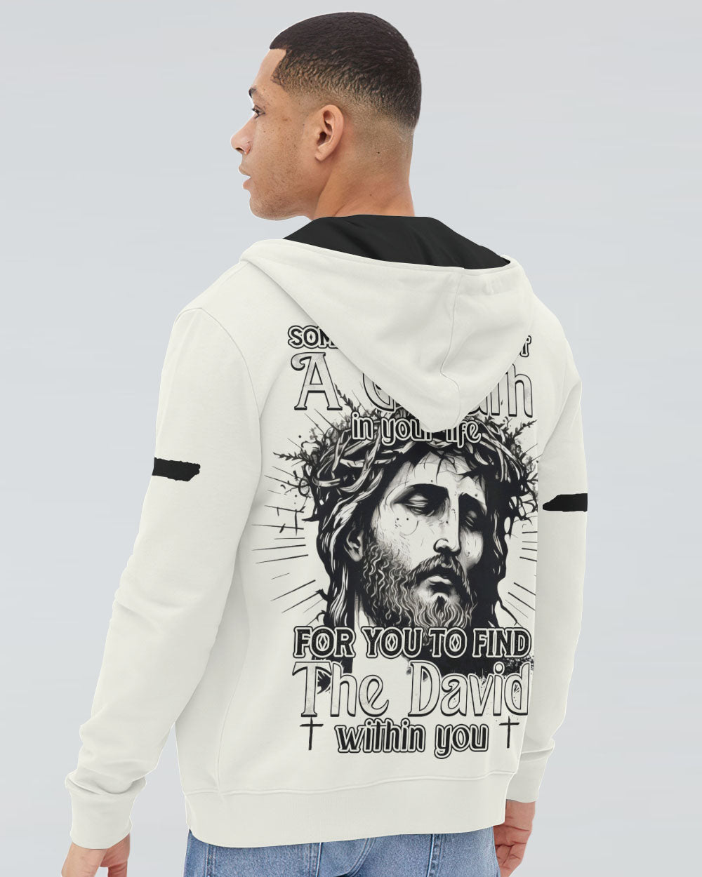 Sometimes God Will Put A Goliath In Your Life Men's All Over Print Shirt - Tytm2807231