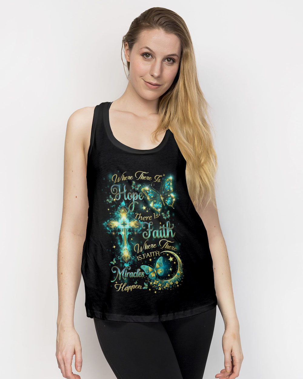 Where There Is Hope There Is Faith Women's All Over Print Shirt - Yhdu1207233