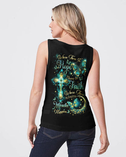 Where There Is Hope There Is Faith Women's All Over Print Shirt - Yhdu1207233