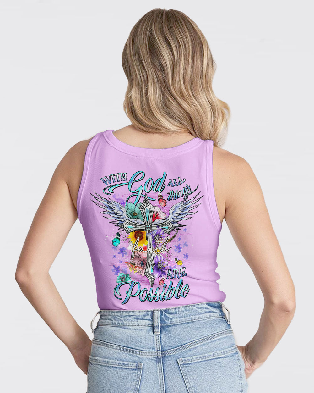 With God All Things Are Possible Women's All Over Print Shirt - Yhdu2807231