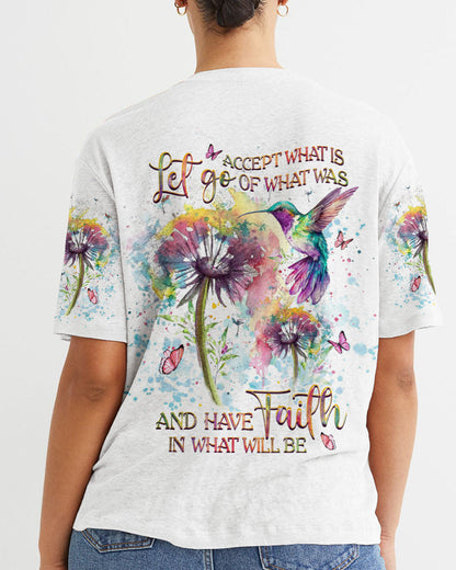 Accept What is Let Go of What Was Women's All Over Print Shirt - Yhhg1207233