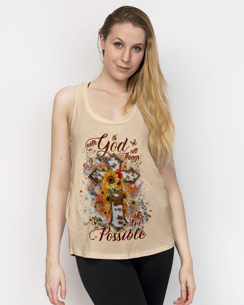 With God All Things Are Possible Women's All Over Print Shirt - Yhhg2007231