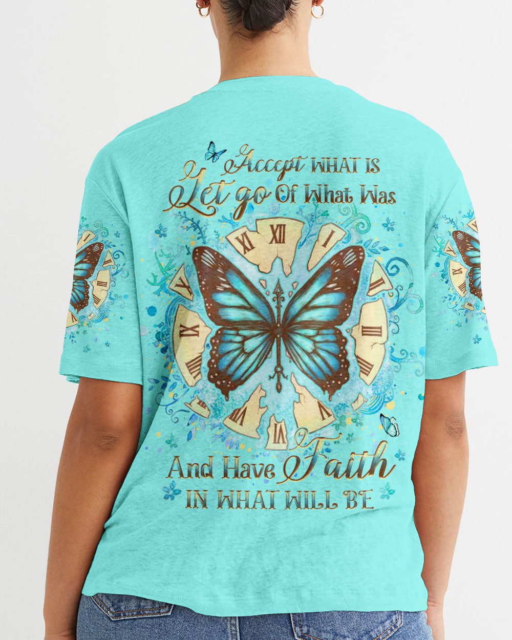 Accept What Is Let Go Of What Was Women's All Over Print Shirt - Yhhg2107232