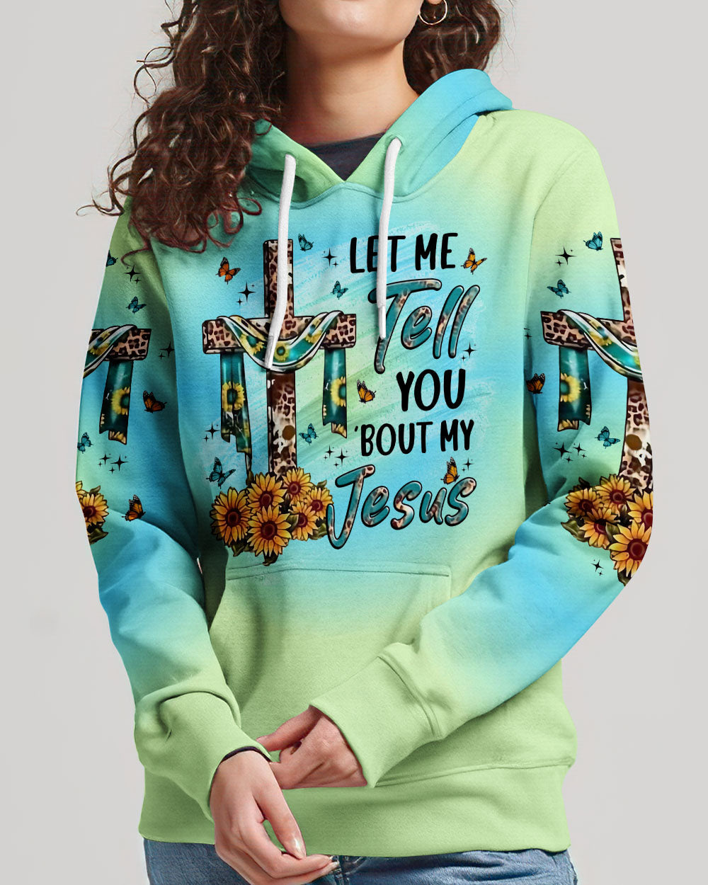 Let Me Tell You 'Bout My Jesus Women's All Over Print Shirt - Yhln1307234