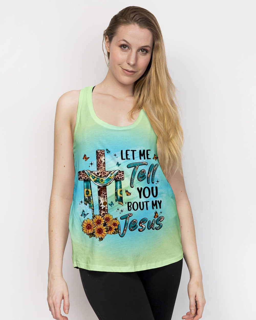 Let Me Tell You 'Bout My Jesus Women's All Over Print Shirt - Yhln1307234