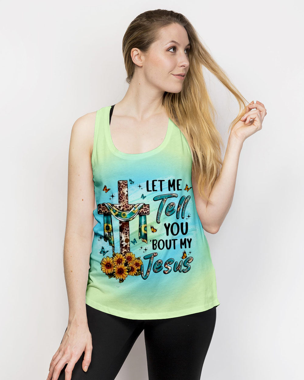 Let Me Tell You 'Bout My Jesus Women's All Over Print Shirt - Yhln1307234