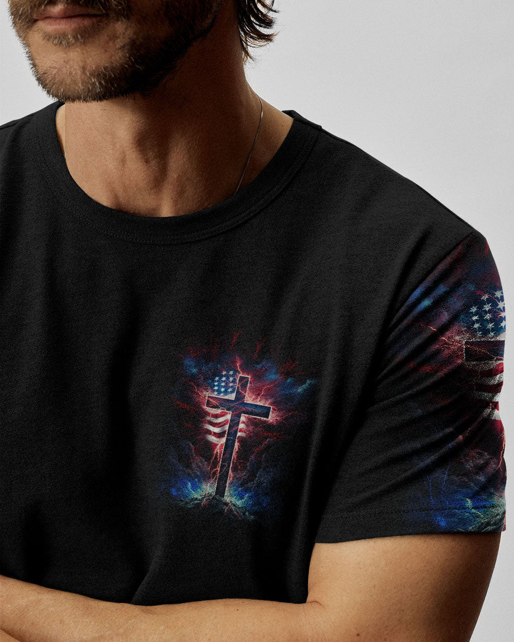 Stand For The Flag Kneel For The Cross Men's All Over Print Shirt - Yhln2807233