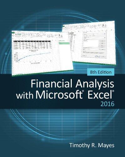 Financial Analysis With Microsoft Excel 8Th Edition