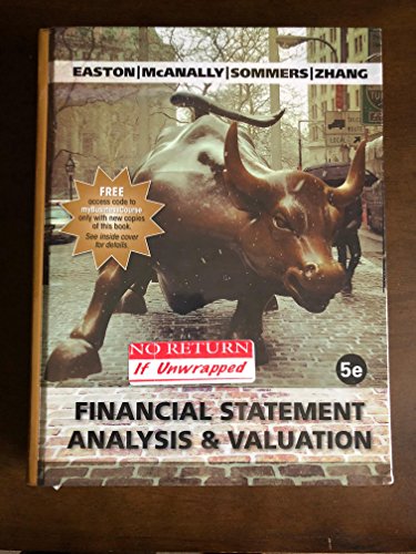 Financial Statement Analysis &amp; Valuation