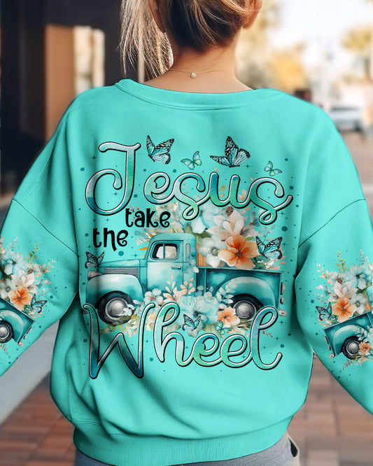 Jesus Take The Wheel Women's All Over Print Shirt - Tytm1412234