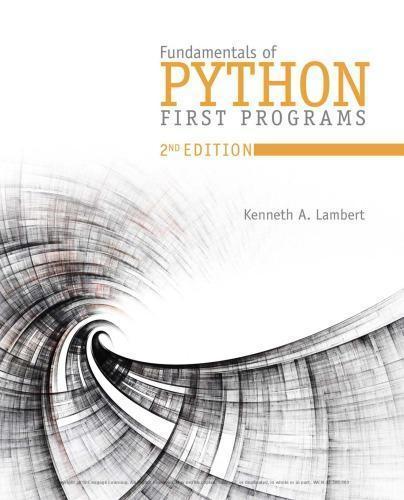 Fundamentals Of Python First Programs 2Nd Edition