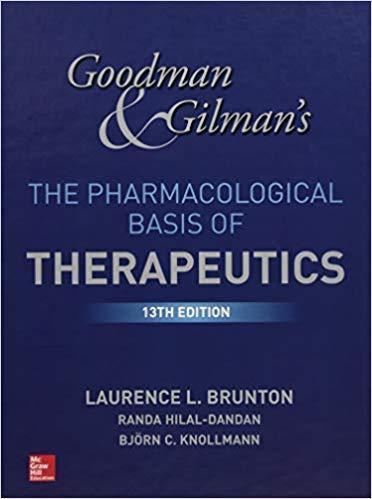 Goodman And Gilmans The Pharmacological Basis Of Therapeutics 13Th Edition