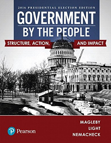 Government By the People, 2016 Presidential Election Edition - 1st Edition