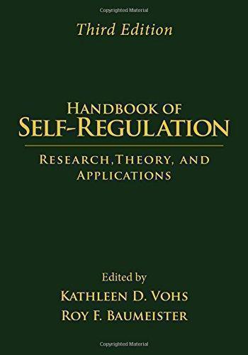 Handbook Of Self Regulation Third Research Theory And Applications 3Rd Edition