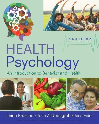 Health Psychology An Introduction To Behavior And Health 9Th Edition