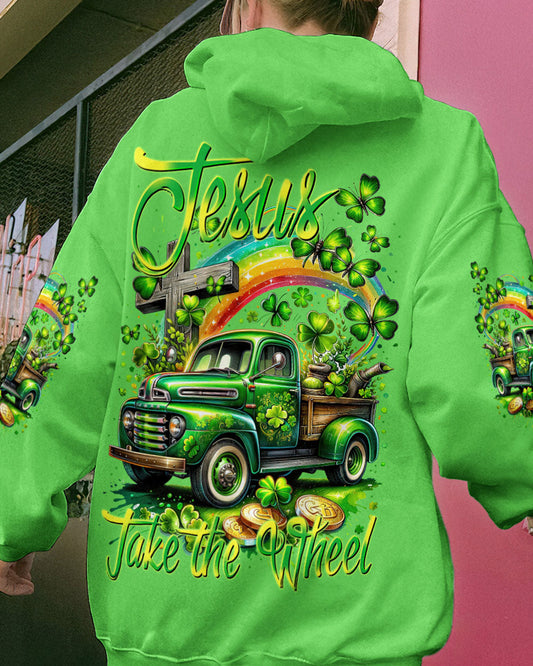 Jesus Take The Wheel Patrick's Day Women's All Over Print Shirt - Tytm0601241