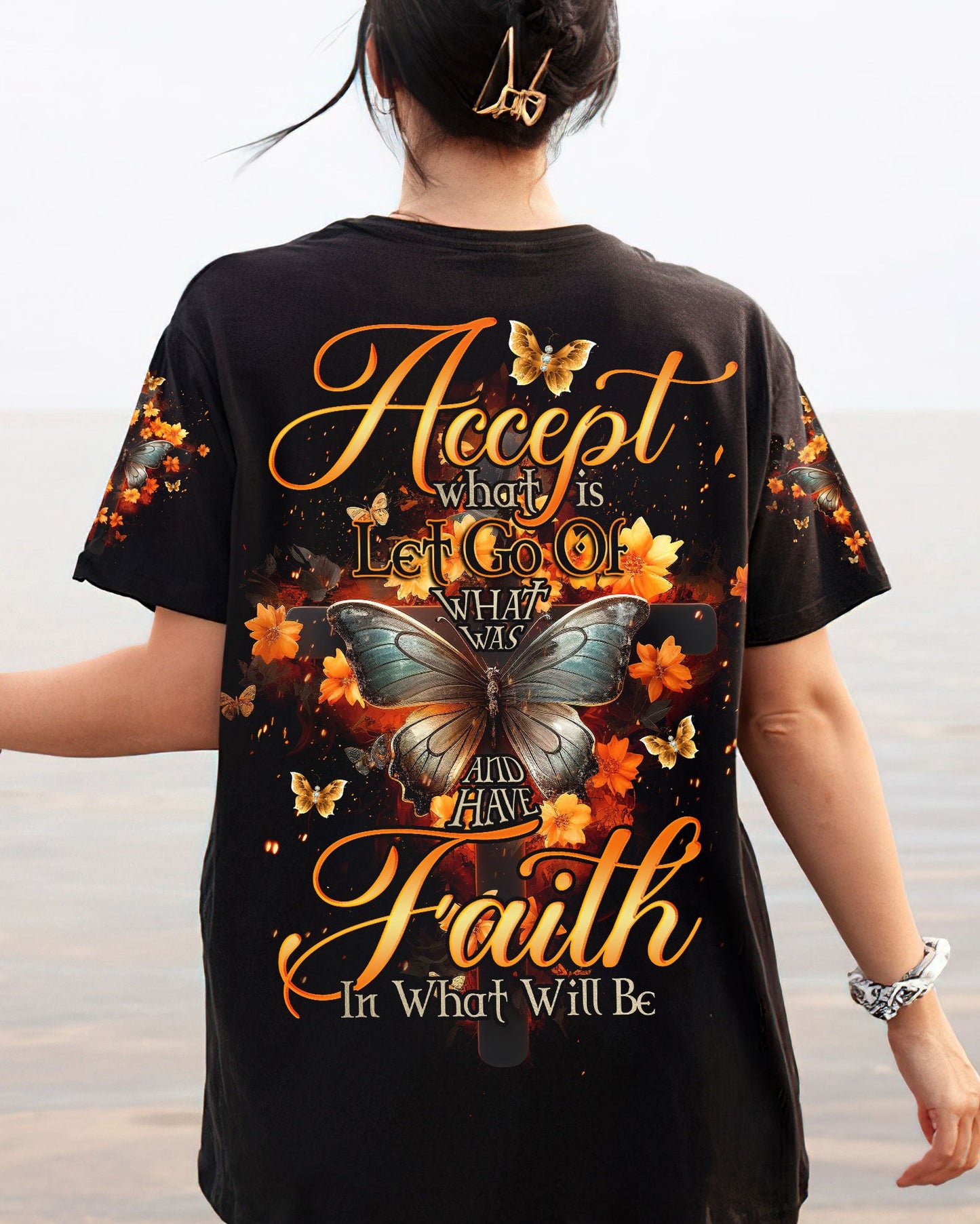 Accept What Is Let Go Of What Was Women's All Over Print Shirt - Tlno2607235