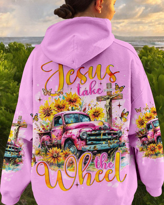 Jesus Take The Wheel Women's All Over Print Shirt - Tlno2702242