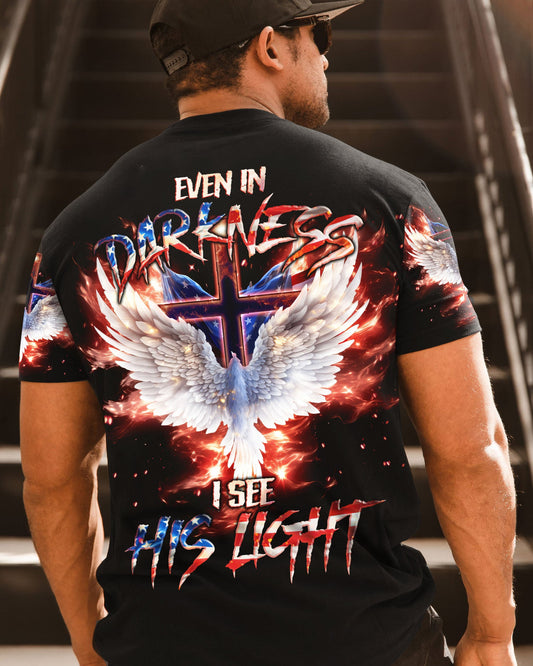 Even In Darkness Eagle Men's All Over Print Shirt - Tlno1108232