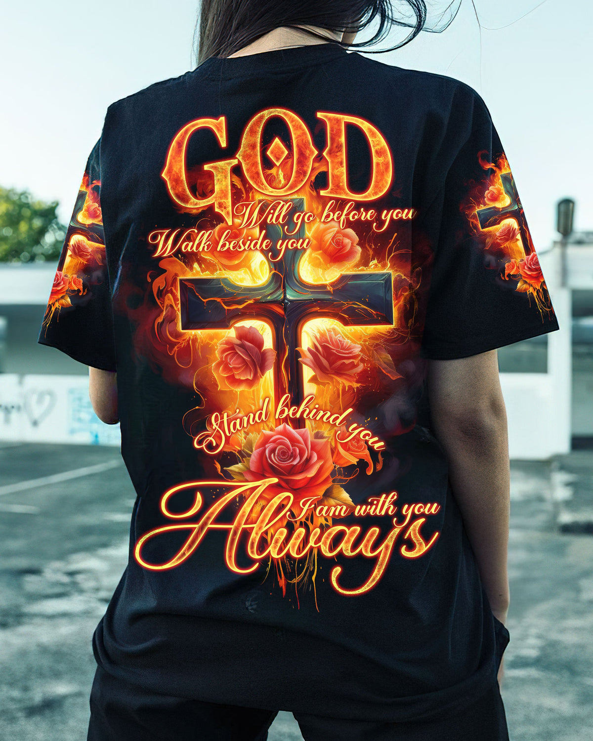 God Will Go Before You Women's All Over Print Shirt - Tlno2107234