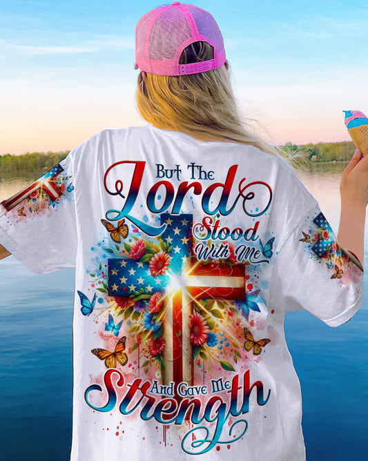 Lord Stood With Me Cross Women's All Over Print Shirt - Tlno0203241