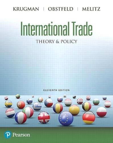 International Trade: Theory &amp; Policy