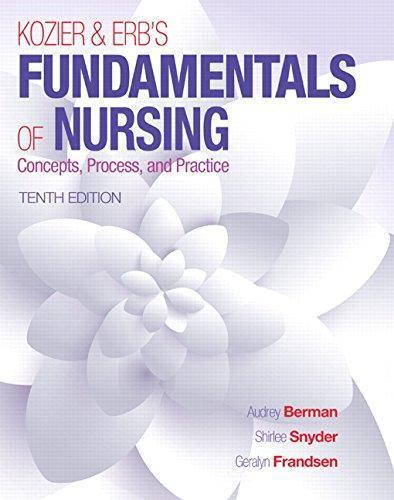 Kozier Erbs Fundamentals Of Nursing 10Th Edition