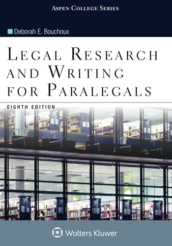 Legal Research and Writing for Paralegals - 8th Edition