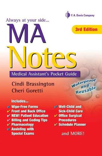 Ma Notes: Medical Assistant's Pocket Guide - 3rd Edition