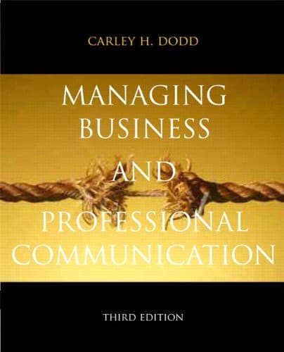 Managing Business &amp; Professional Communication - 3rd Edition