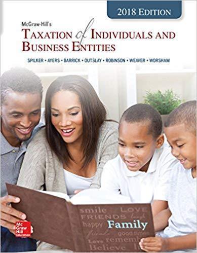 Mcgraw Hills Taxation Of Individuals And Business Entities 2018