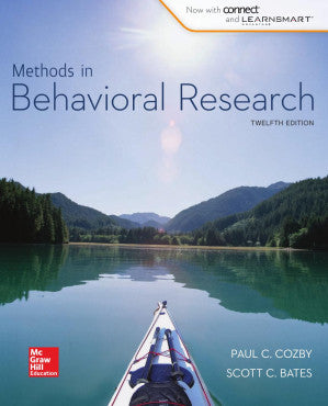 Methods in Behavioral Research (12th Edition)