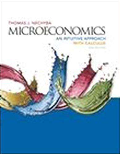 Microeconomics An Intuitive Approach With Calculus 2Nd Edition