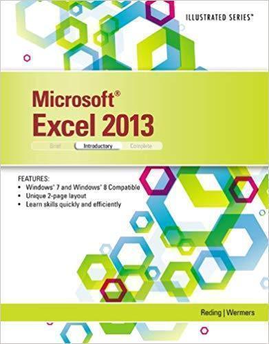Microsoft Excel 2013 Illustrated Introductory