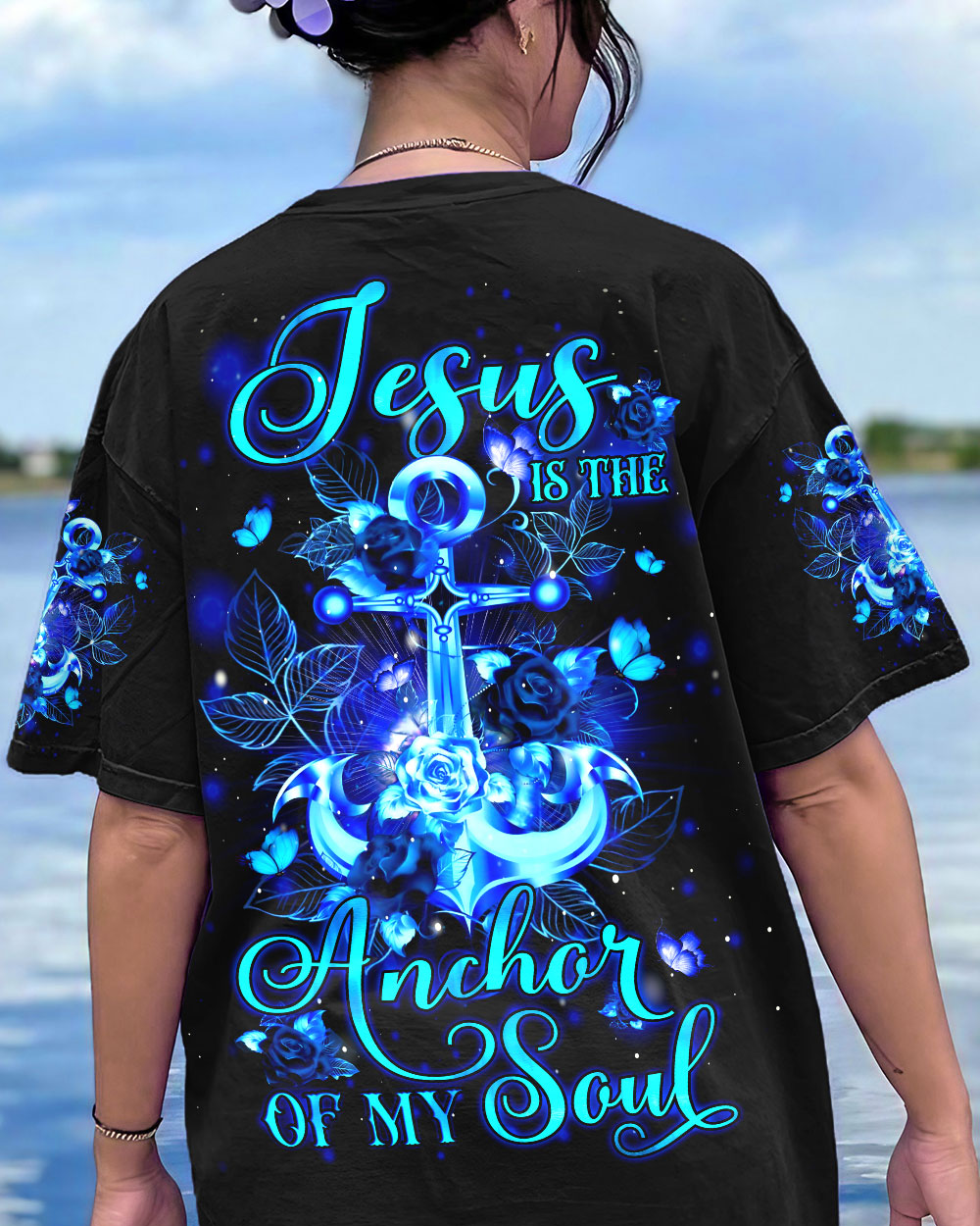 Jesus Is The Anchor Of My Soul Women's All Over Print Shirt - Yhdu1307233