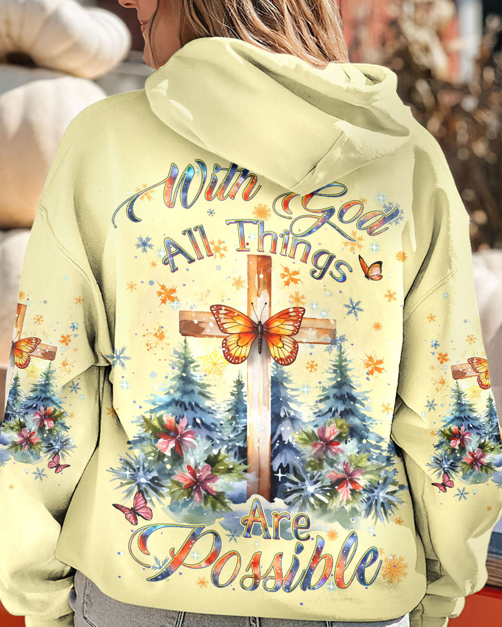 With God All Things Are Possible Women's All Over Print Shirt - Yhdu3110231