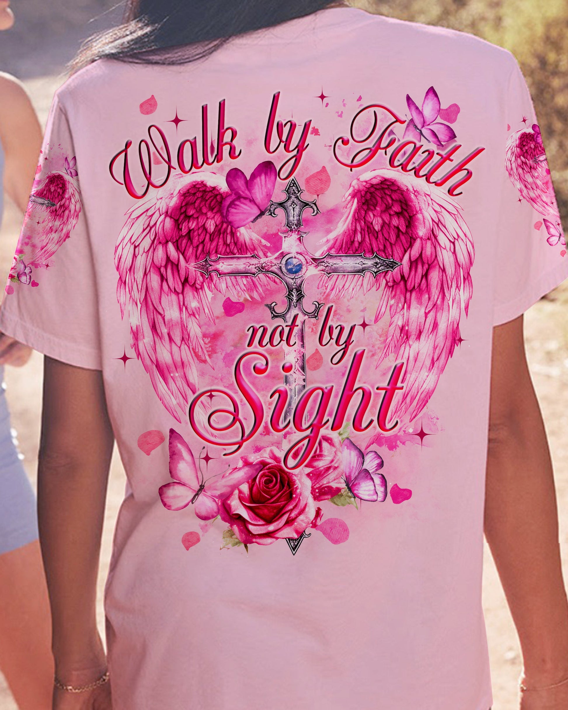 Walk by Faith Women's All Over Print Shirt - Tyqy0410232