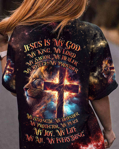 Jesus Is My Everything Lion Women's All Over Print Shirt - Tlnz0507231