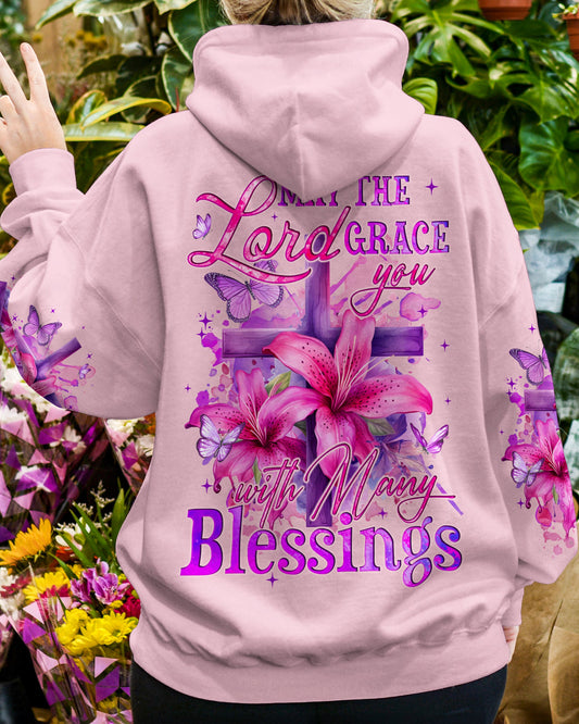 May The Lord Grace You With Many Blessings Women's All Over Print Shirt - Tyqy0102241