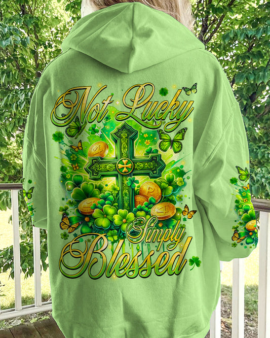 Not Lucky Simply Blessed Patrick's Day All Over Print Shirt - Tyqy1501243