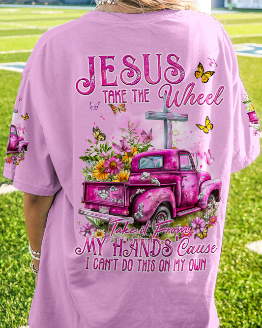 Jesus Take The Wheel Women's All Over Print Shirt - Tyqy1902241