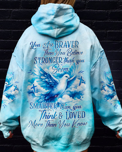 You Are Braver Than You Believe Women's All Over Print Shirt - Tyqy1601241