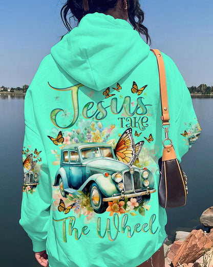 Jesus Take The Wheel Women's All Over Print Shirt - Tlnz1811232