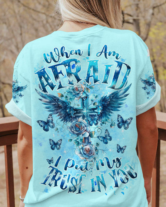 I Put My Trust in You Cross Wings Women's All Over Print Shirt - Tlnz0403244