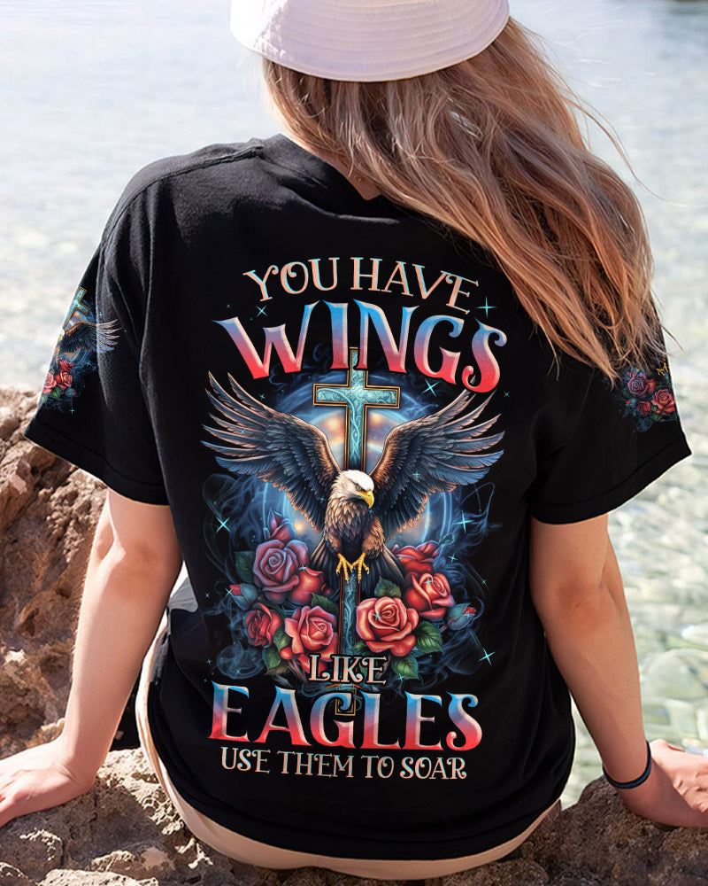 You Have Wings Like Eagles Women's All Over Print Shirt - Tlnz1807232