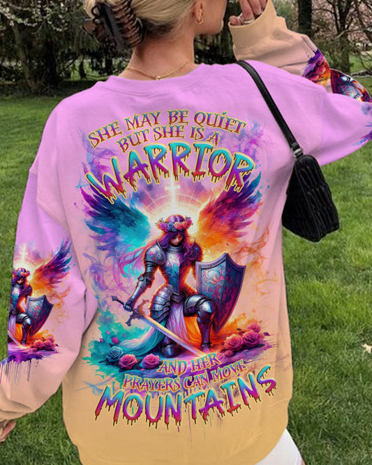 Prayers Can Move Mountains Warrior Wings Women's All Over Print Shirt - Tlnz1612233