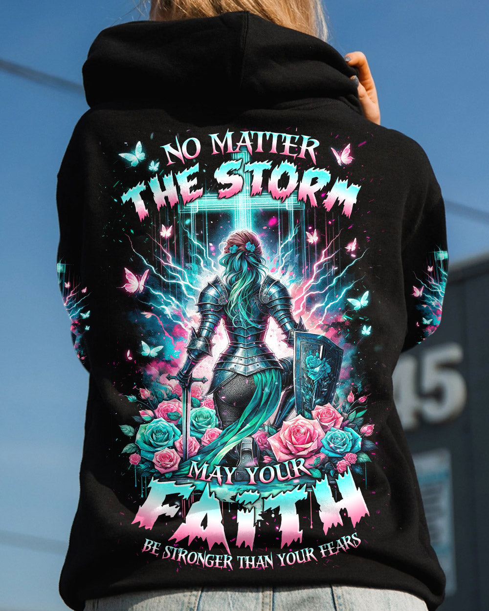 No Matter The Storm Warrior Women's All Over Print Shirt - Tlnz1512232