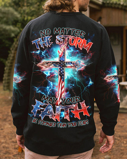 No Matter The Storm Men's All Over Print Shirt - Tlnz0910234