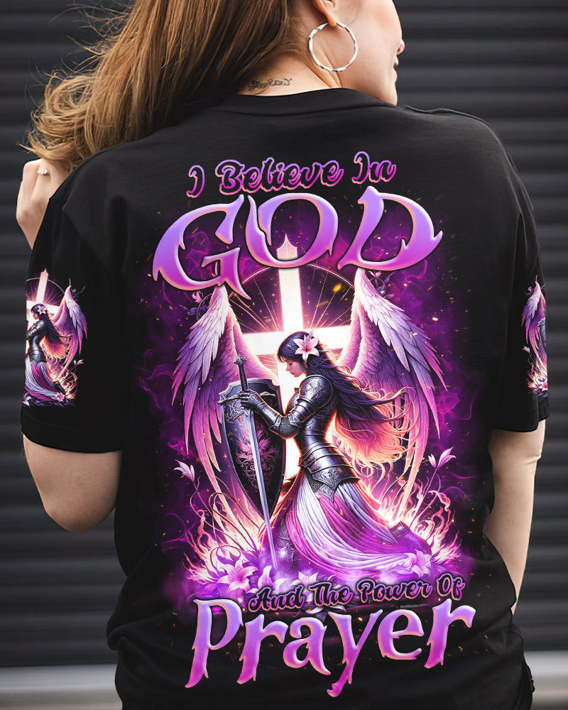 I Believe In God Warrior Women's All Over Print Shirt - Tlnz2211234