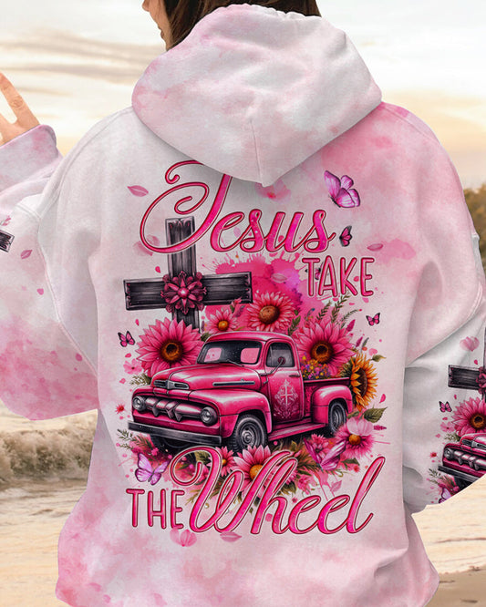 Jesus Take The Wheel Women's All Over Print Shirt - Tyqy2411231